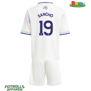 Aston Villa Jadon Sancho #19 Tredjeställ Barn 2025-26 Kortärmad (+ Korta byxor)